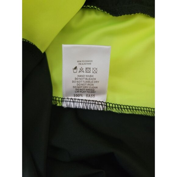 JADED LONDON Black & Neon Green Long Sleeve Bodysuit Women's Sz XS - Picture 5 of 7